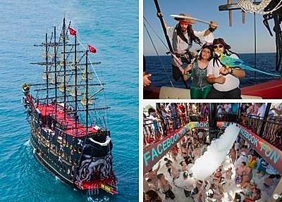 Alanya Big Kral Pirate Boat Trip