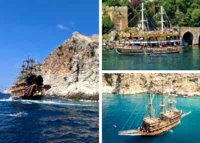 Alanya Pirate Boat Trip