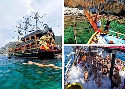 Marmaris Icmeler Pirate Boat Trip