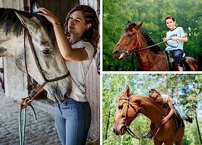 Side Horse Riding