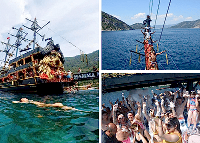 Turunc Pirate Boat Trip