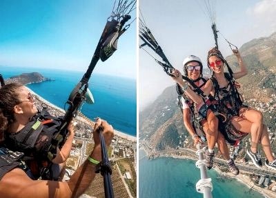 Paragliding Experience From Side