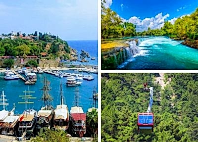 Antalya City Tour ( Waterfalls + Cable Car + Boat Trip)